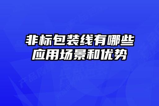 非標包裝線有哪些應(yīng)用場景和優(yōu)勢